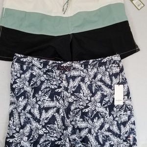 2 pair Goodfellow & CO Mens Swim Trunks 2XL
